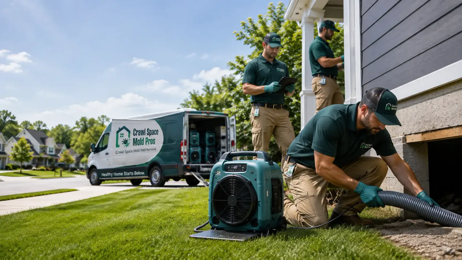 Crawl Space Mold Removal in Emerson, KY